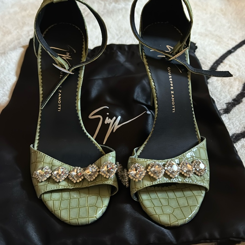 Giuseppe Zanotti heeled sandals with gem embellishment